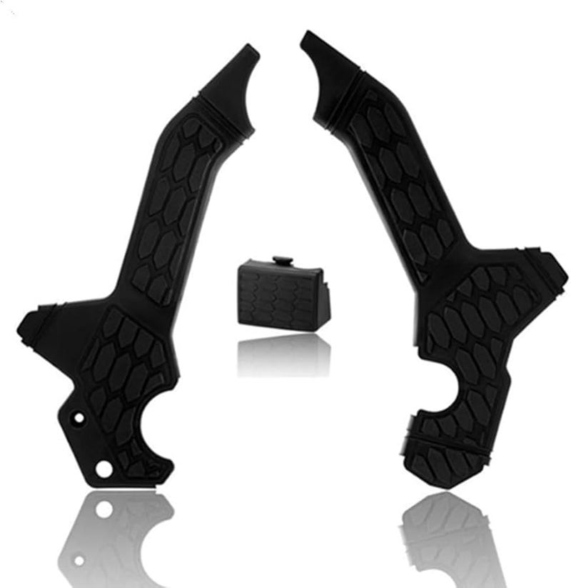 Black Frame Guards Protectors for Honda CRF300L CRF300L Rally ABS 2021 2022 2023 - Image 1